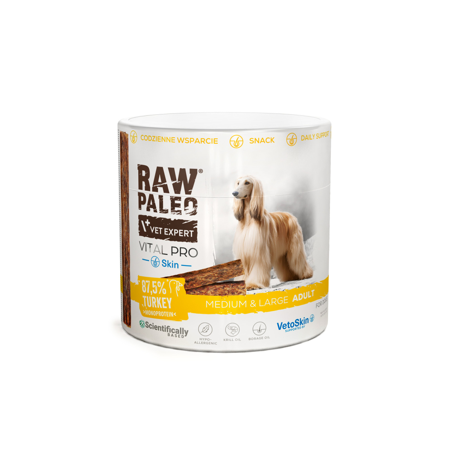 RAW PALEO Vital Pro Skin & Coat Turkey [Medium & Large Adult]
